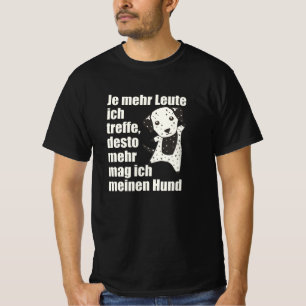 Camiseta Eu não gosto de Pessoas só do meu Dalmaciano