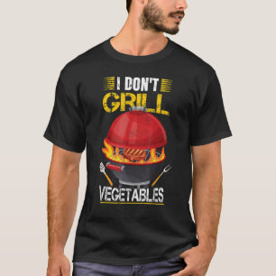 Camiseta Eu não grito vegetarianos churrascando churrasco
