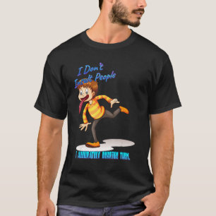 Camiseta Eu não insulto Pessoas humor sarcástico