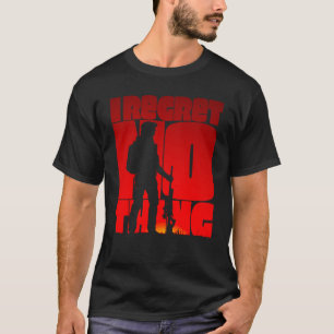 Camiseta Eu não lamento nada de soldado militar