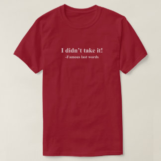Camiseta Eu Não Levei Na Brincadeira Frase De Jogo Com Text
