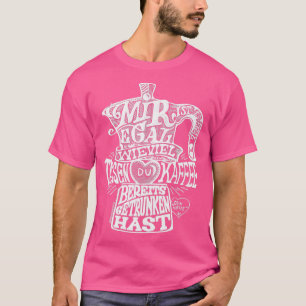 Camiseta Eu não ligo para quantas xícaras de café youx27ve