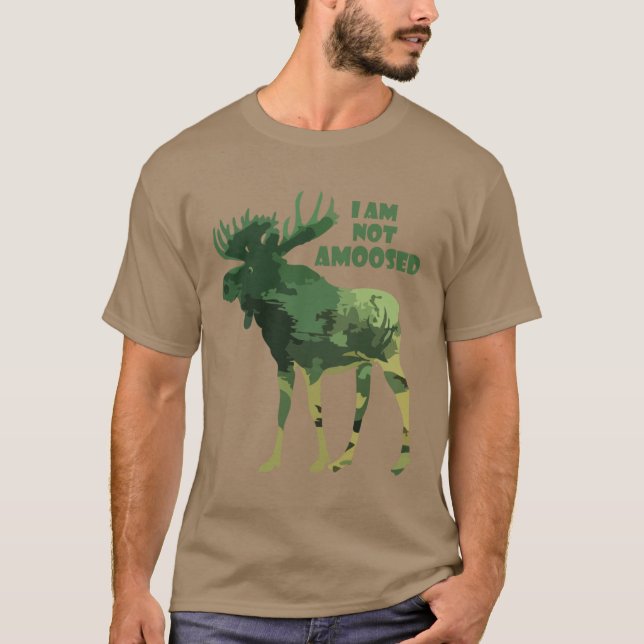 Camiseta Eu não me divirto com a citação do Moose (Frente)