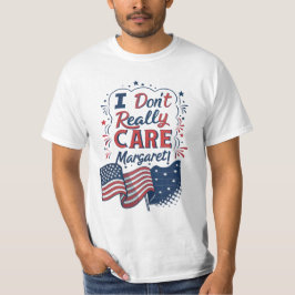 Camiseta Eu não me importo com Margaret Tshirt