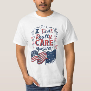 Camiseta Eu não me importo com Margaret Tshirt