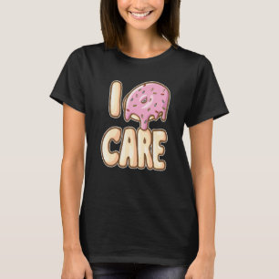 Camiseta Eu Não Me Importo Comida Favorita Donut