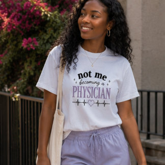 Camiseta Eu Não Me Tornando um Médico Futuro Médico Fofo