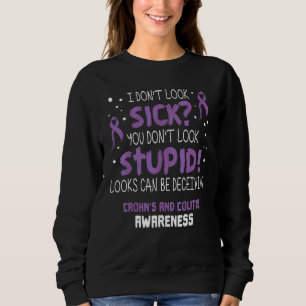 Camiseta Eu Não Pareço Doente Crohns e Colite Conscientizaç