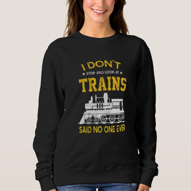 Camiseta Eu Não Paro E Olho Para Os Comboios Que Nunca Diss (Frente)