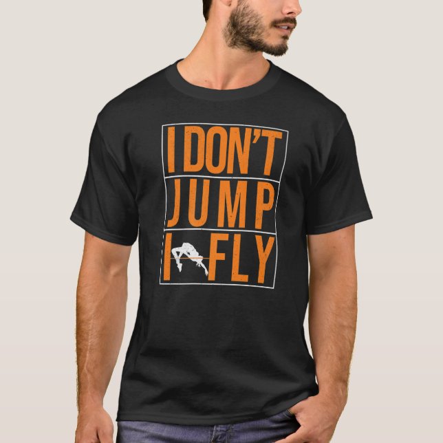 Camiseta Eu não paro voando alto e salto alto (Frente)