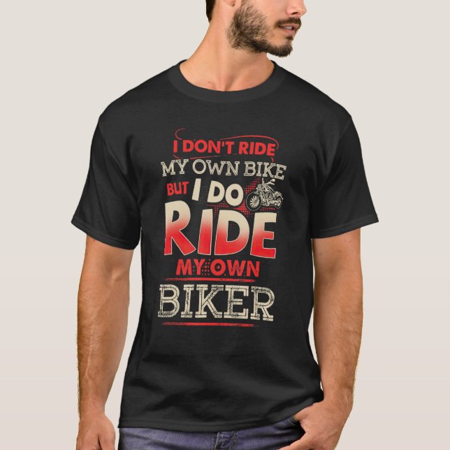 Camiseta Eu não pego a bicicleta, mas pego a bicicleta (Frente)
