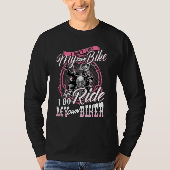 Camiseta Eu não pego a bicicleta, mas pego a bicicleta (Frente)