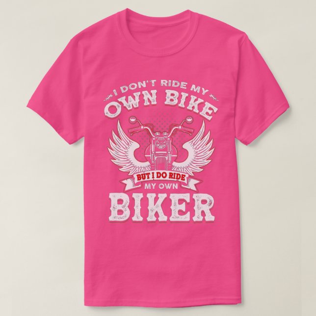 Camiseta Eu não pego a bicicleta, mas pego a bicicleta (Frente do Design)