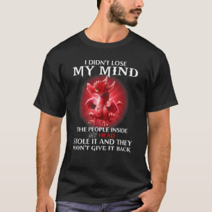 Camiseta Eu não Perder a minha cabeça A Dentro das Pessoas