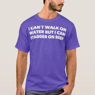 Camiseta eu não posso andar na água mas eu posso agitar na