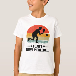 Camiseta Eu não posso comer picleball, Pickleball Lover