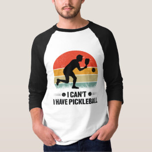 Camiseta Eu não posso comer picleball, Pickleball Lover