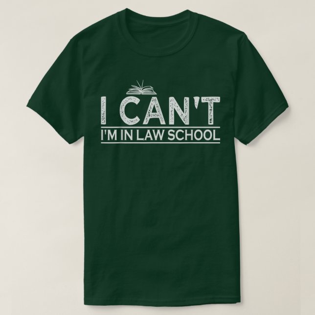 Camiseta Eu não posso estar na Faculdade de Direito, futuro (Frente do Design)
