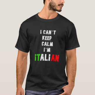 CAMISETA EU NÃO POSSO FICAR CALMO EM ITALIANO