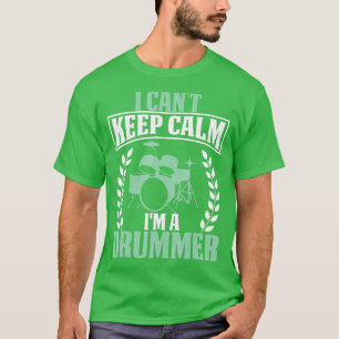 Camiseta Eu não posso ficar calmo Eu sou um Músico Engraçad