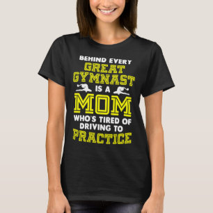 Camiseta Eu Não Posso Ficar Calmo Eu Sou Uma Ginástica Mãe 
