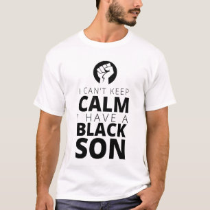 Camiseta "Eu não posso manter a calma, mim tenho um filho