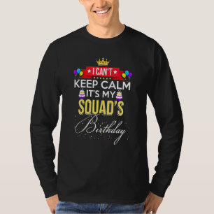 Camiseta Eu Não Posso Manter Calma A Minha Família De Sacos