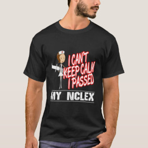 Camiseta Eu Não Posso Manter Calma Eu Passei Na Minha Enfer