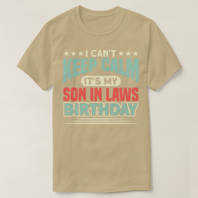 Camiseta Eu Não Posso Manter O Filho Calmo Na Família De An (Frente do Design)