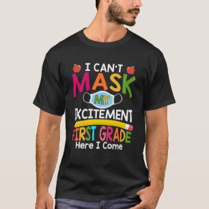 Camiseta Eu não posso mascarar meu Entusiasmo na primeira s