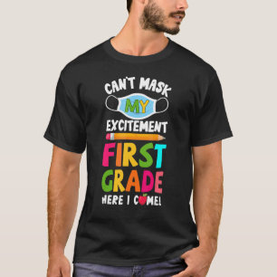 Camiseta Eu não posso mascarar meu Entusiasmo na primeira s