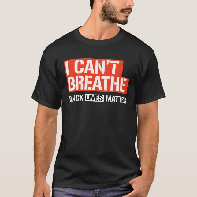 CAMISETA EU NÃO POSSO RESPIRAR (Frente)