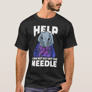 Camiseta Eu Não Posso Sair Do Cortador De Agulhas.