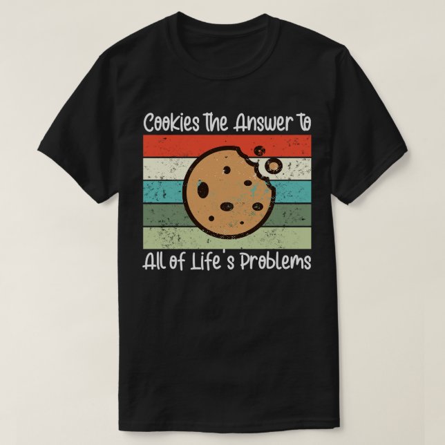 Camiseta Eu Não Posso Ter Cookies Para Assar (Frente do Design)