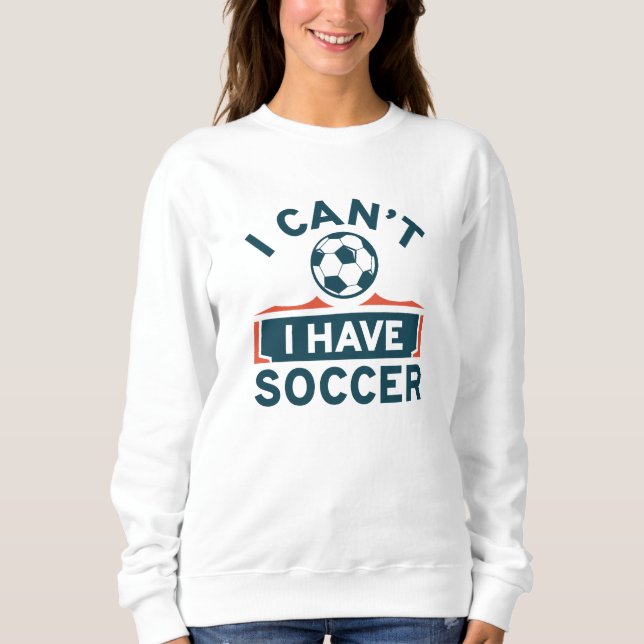 Camiseta Eu não posso ter futebol (Frente)