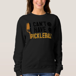 Camiseta Eu não posso ter um jogador de picleball amarrado