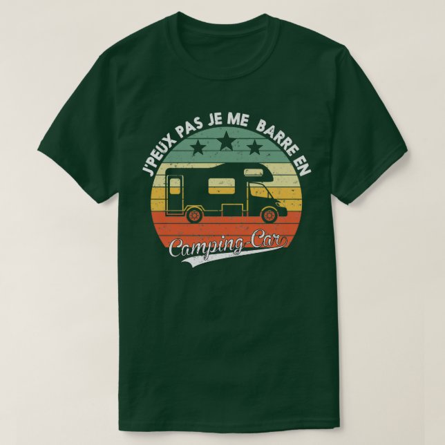 Camiseta Eu não posso ter uma casa motorizada (Frente do Design)