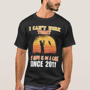 Camiseta Eu não posso trabalhar hoje meu braço está num ele