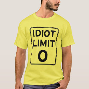 Camiseta Eu não posso tratar any more os idiota
