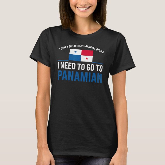 Camiseta Eu não preciso de citação inspiradora Eu preciso d (Frente)