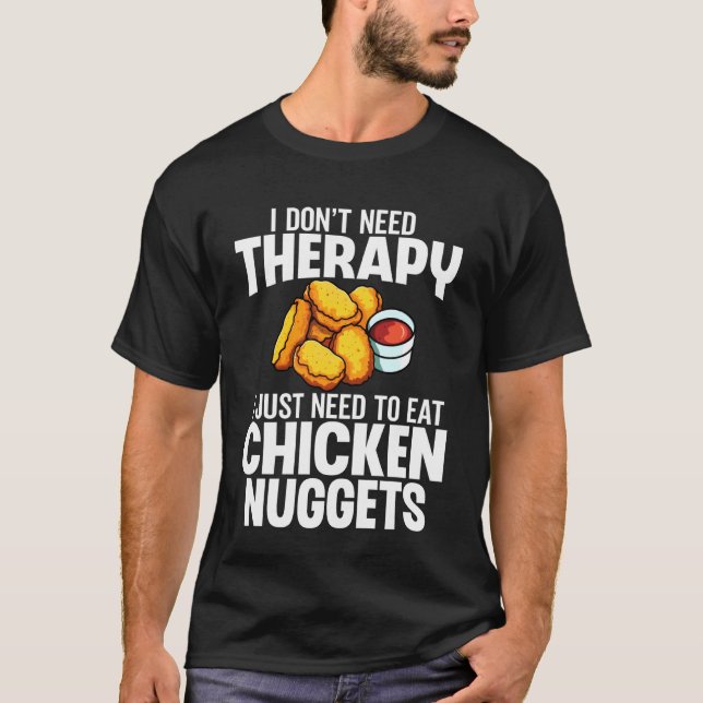 Camiseta Eu Não Preciso de Terapia Eu Só Preciso Comer Fran (Frente)