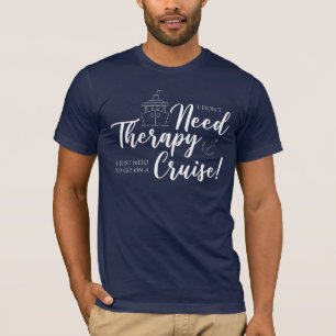Camiseta Eu não preciso de terapia Eu só preciso de um cruz