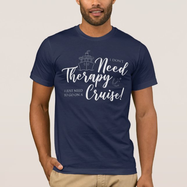 Camiseta Eu não preciso de terapia Eu só preciso de um cruz (Frente)