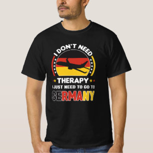 Camiseta Eu não preciso de terapia Eu só preciso ir para a 