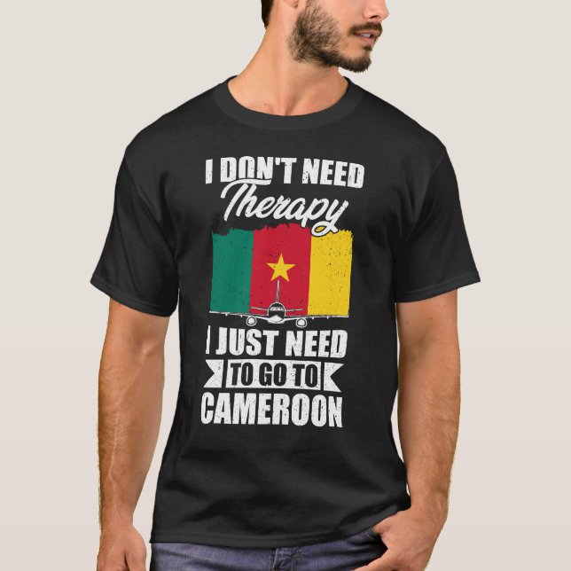 Camiseta Eu não preciso de terapia Eu só preciso ir para Ca (Frente)