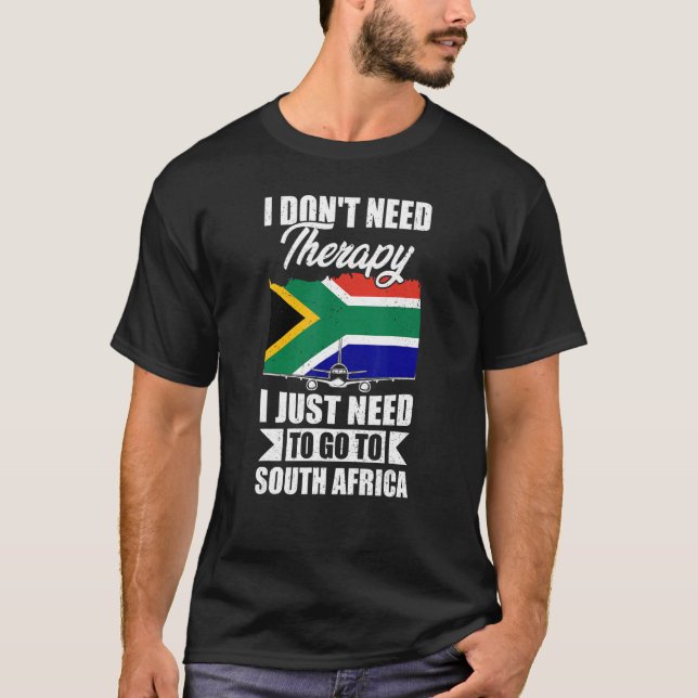 Camiseta Eu não preciso de terapia Eu só preciso ir para o  (Frente)