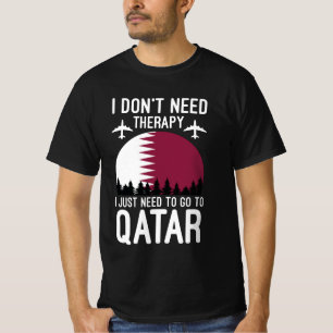 Camiseta Eu não preciso de terapia Eu só preciso ir para o