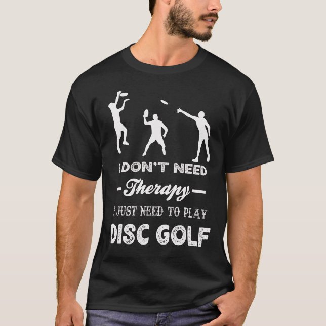 Camiseta Eu não preciso de terapia Eu só preciso jogar GOLF (Frente)