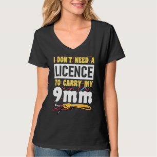 Camiseta Eu não preciso de um kit de citações de tricô U201