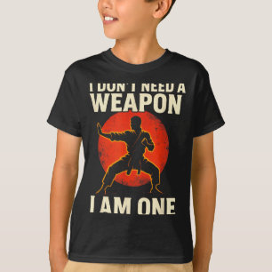 Camiseta Eu Não Preciso de uma Arma - Amantes do Karatê Tae